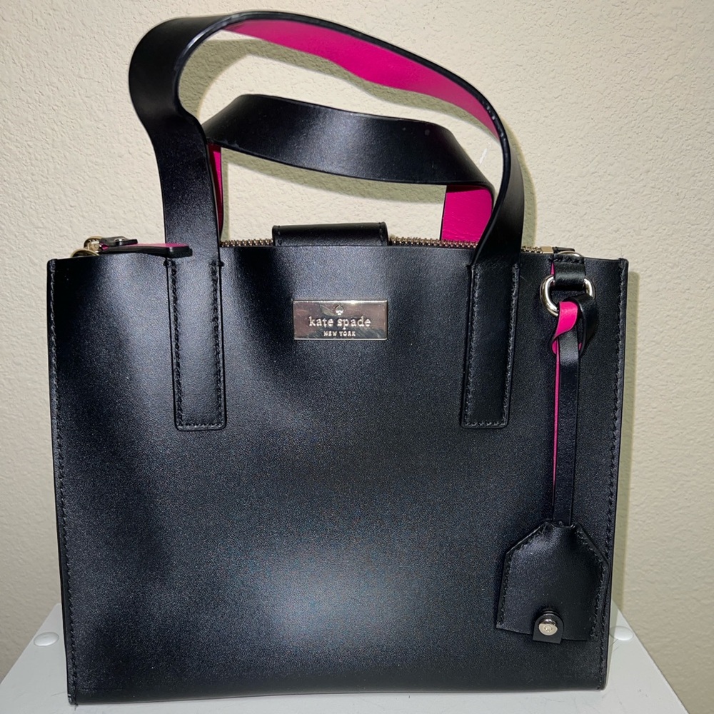 Vintage leather Kate spade tote crossbody